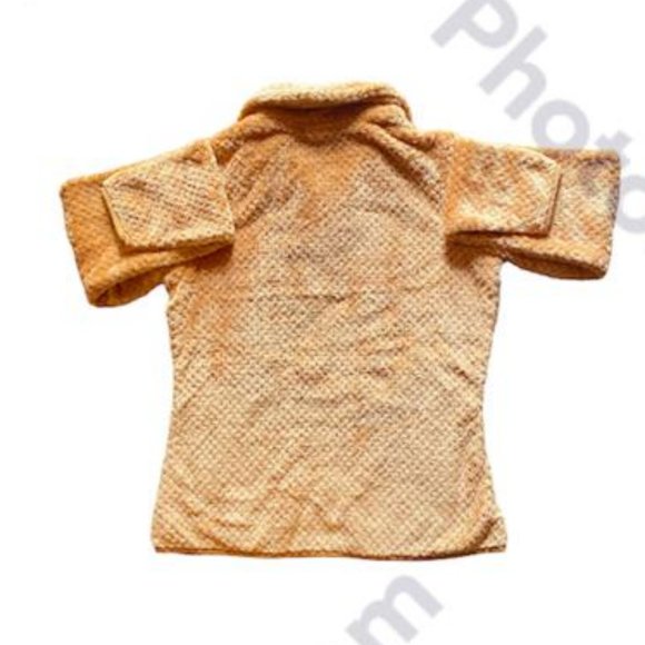 columbia women's fire side II sherpa full zip, canyon gold y verde medium - Picture 5 of 14